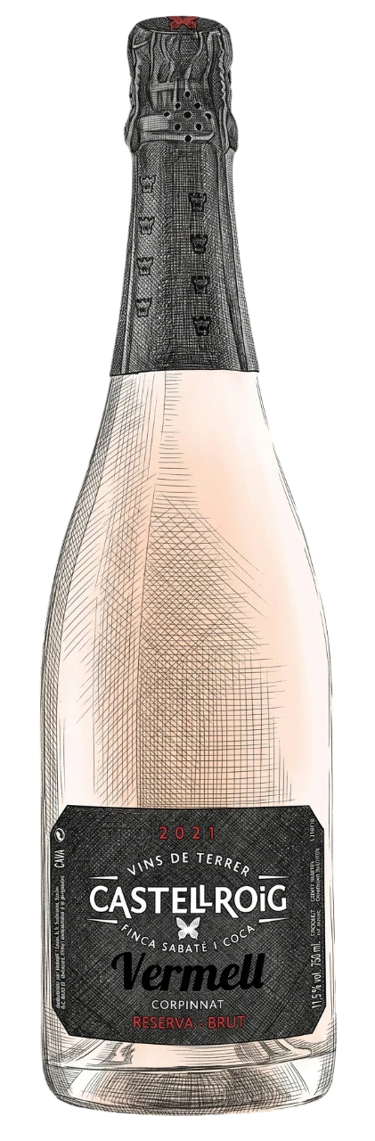 Castellroig Vermell Corpinnat Reserva Brut 2019 bottle