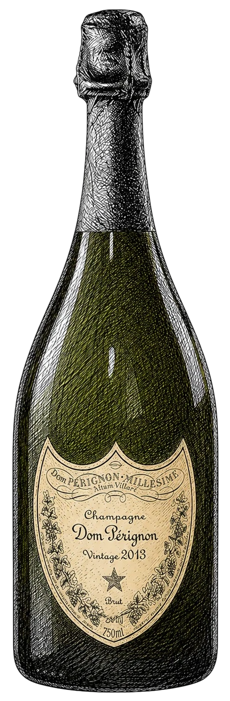Dom P&eacute;rignon Vintage 2013 bottle
