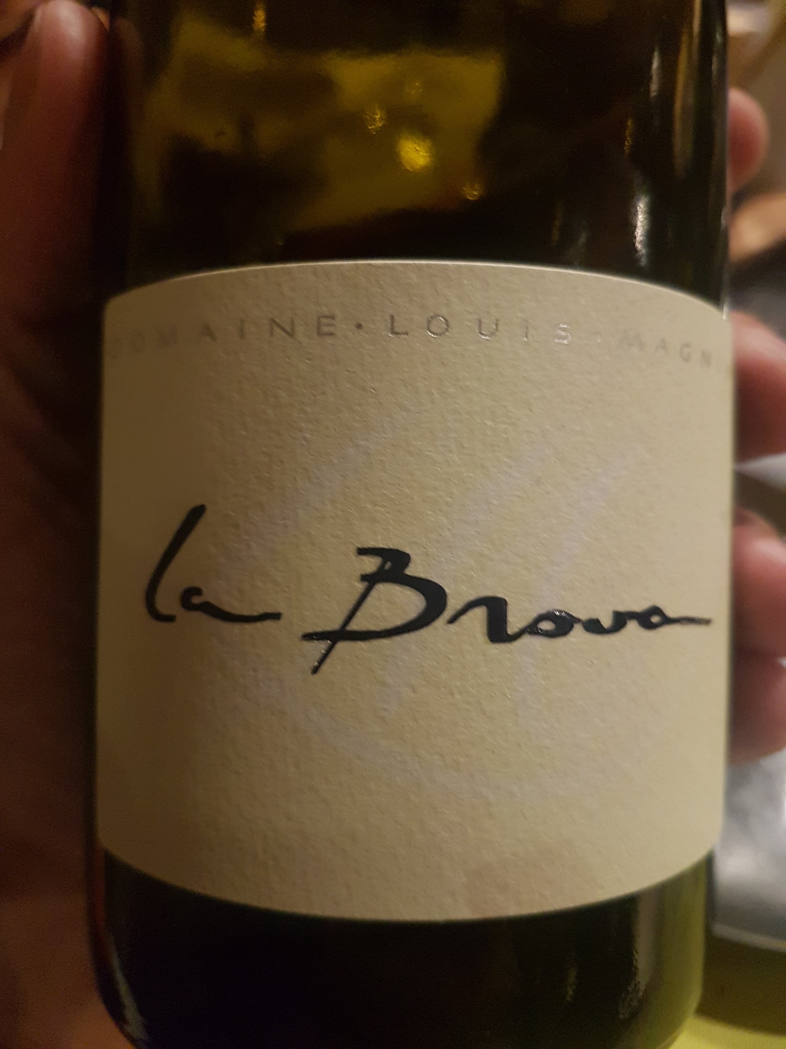 Domaine Louis Magnin La Brova label