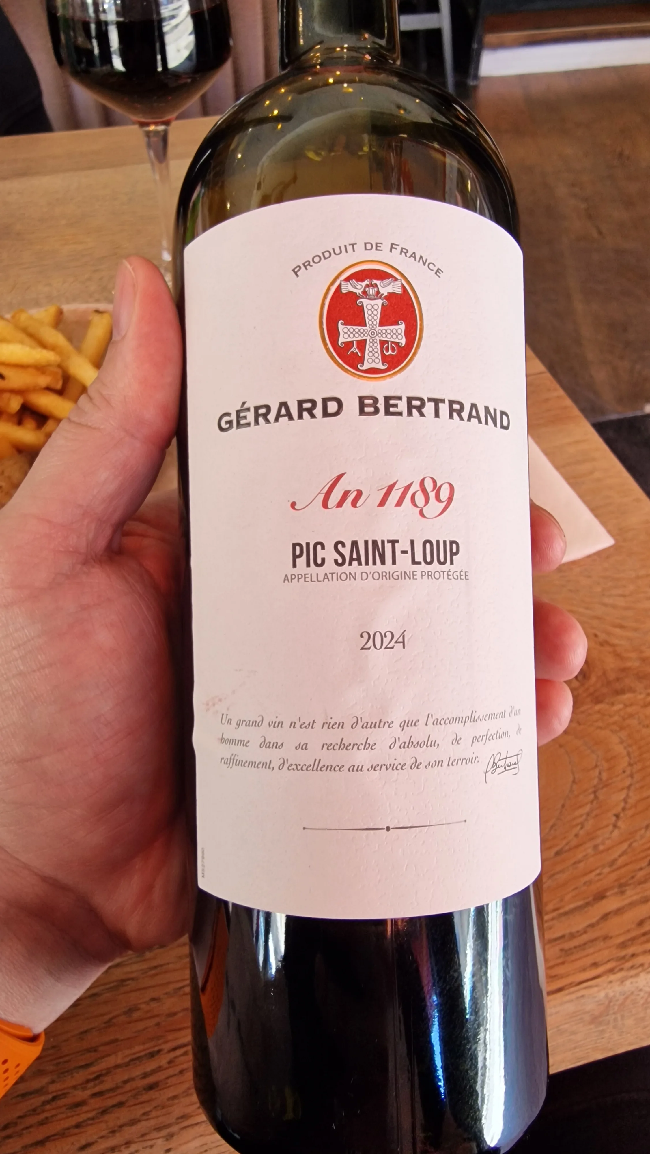 Gérard Bertrand An 1189 bottle