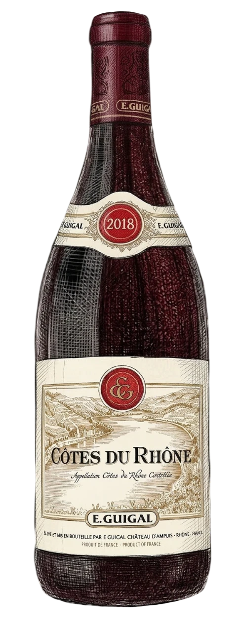 Guigal C&ocirc;tes du Rh&ocirc;ne Rouge bottle