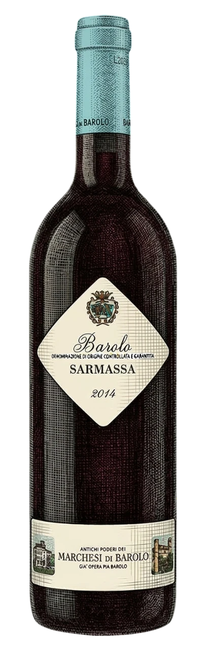 Marchesi di Barolo Barolo Sarmassa 2014 bottle