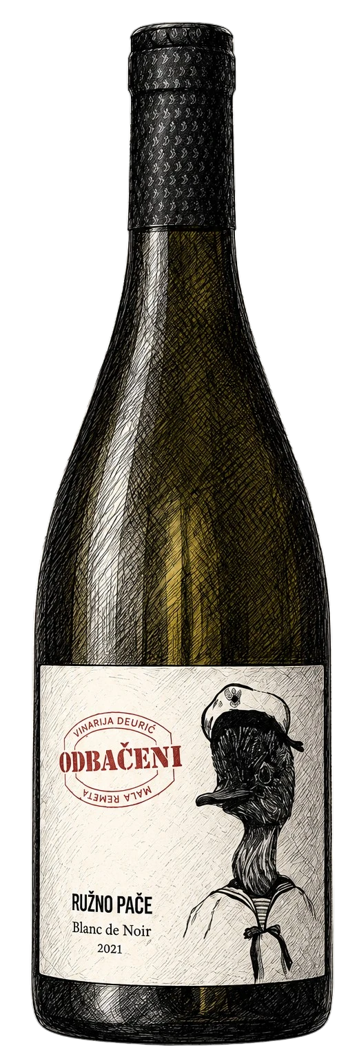 Odba&ccaron;eni Ru&zcaron;no Pa&ccaron;e Blanc de Noir 2021 bottle