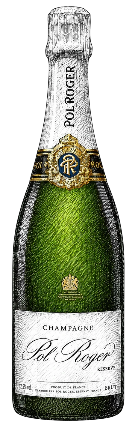 Pol Roger Brut R&eacute;serve NV bottle
